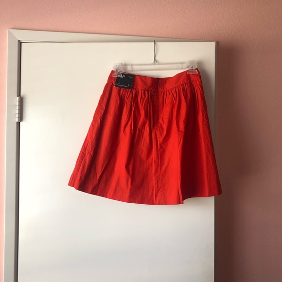 BANANA REPUBLIC - red orange skirt (size 00p) - Picture 2 of 2